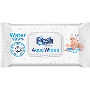 AQUA WIPES Chusteczki nawilżane dla niemowląt 60szt.