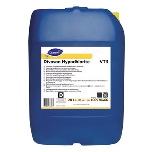 DIVERSEY Dezynfekcja na bazie aktywnego chloru Divosan Hypochlorite VT3 20L/23KG