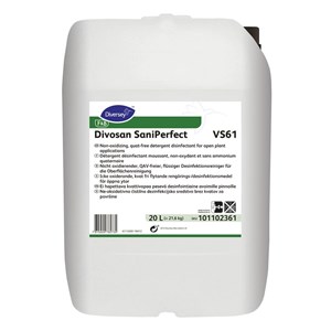 DIVERSEY Pianowy preparat myjąco-dezynfekujący DIVOSAN SaniPerfect VS61 20L/21,6kg