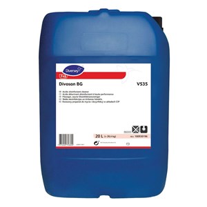 DIVERSEY Kwasowy preparat do mycia i dezynfekcji Divosan BG VS35 20L/26,4Kg