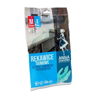 AZ Rękawice gumowe M