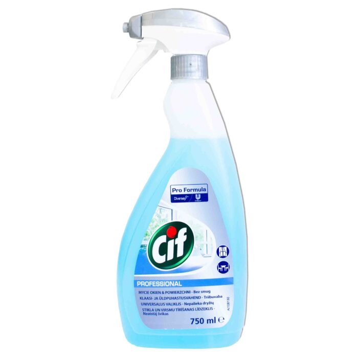 CIF Glass & Multisurface – lustra, szyby 0,75L