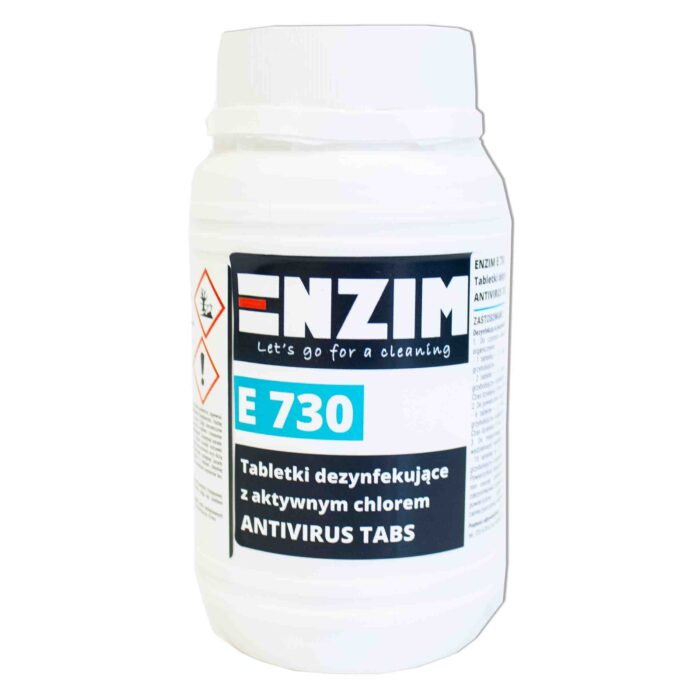 ENZIM E730 Tabletki Dezynfekujące z chlorem