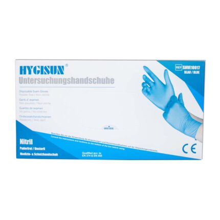 HYGISUN Rękawice nitrylowe NIEBIESKIE XL