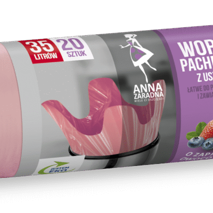 AZ Worki na śmieci różowe ZAPACHOWE 35L