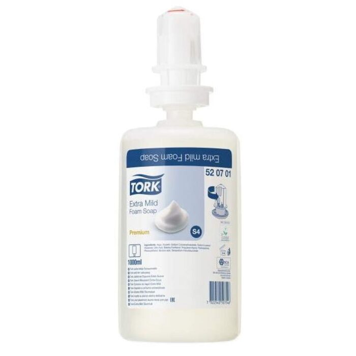 TORK Mydło w pianie bezzapachowe 6x1L S4