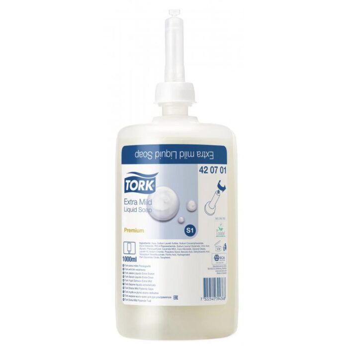 TORK Mydło w płynie nieperfumowane 6x1L S1